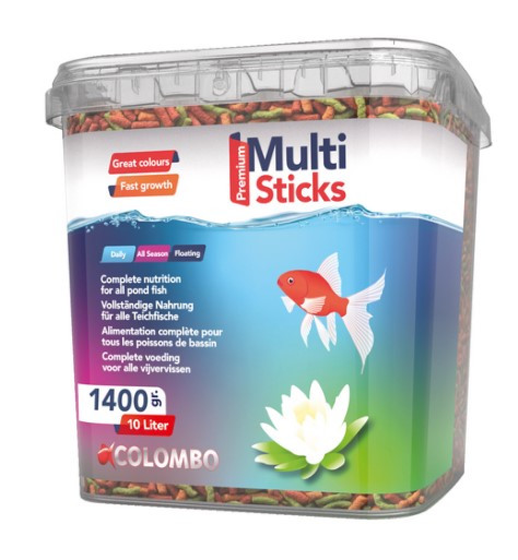 Kisállat webáruház - COLOMBO | MULTI STICKS | Tavi haleledel - 10 L termékek
