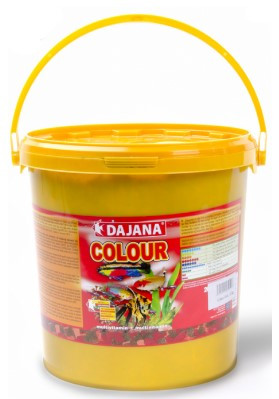 Kisállat webáruház - DAJANA | COLOUR | Lemezes haltáp vödrös - 10 L termékek