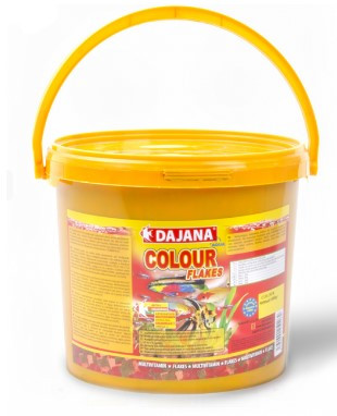 Kisállat webáruház - DAJANA | COLOUR | Lemezes haltáp vödrös - 5 L termékek