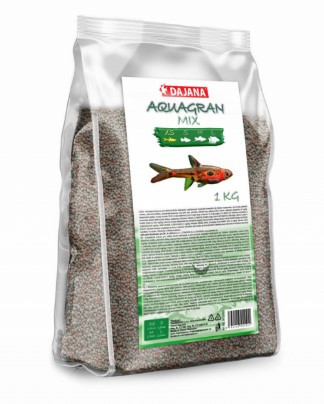Kisállat webáruház - Dajana | Aquagran Mix | Granulált eledel akváriumi halaknak, XS méret - 1 Kg termékek