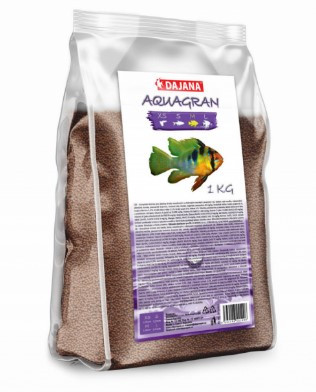 Kisállat webáruház - Dajana | Aquagran | Szemcsés akváriumi haleledel, M-es méret - 1 Kg termékek