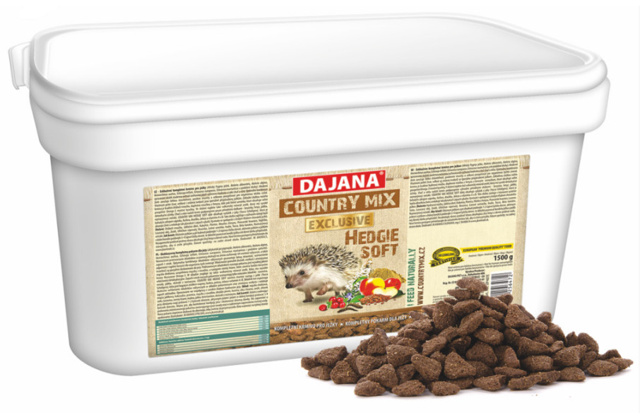 Kisállat webáruház - Dajana Country Mix Exclusive | Teljes értékű eledel sünök részére - 1.5 kg termékek
