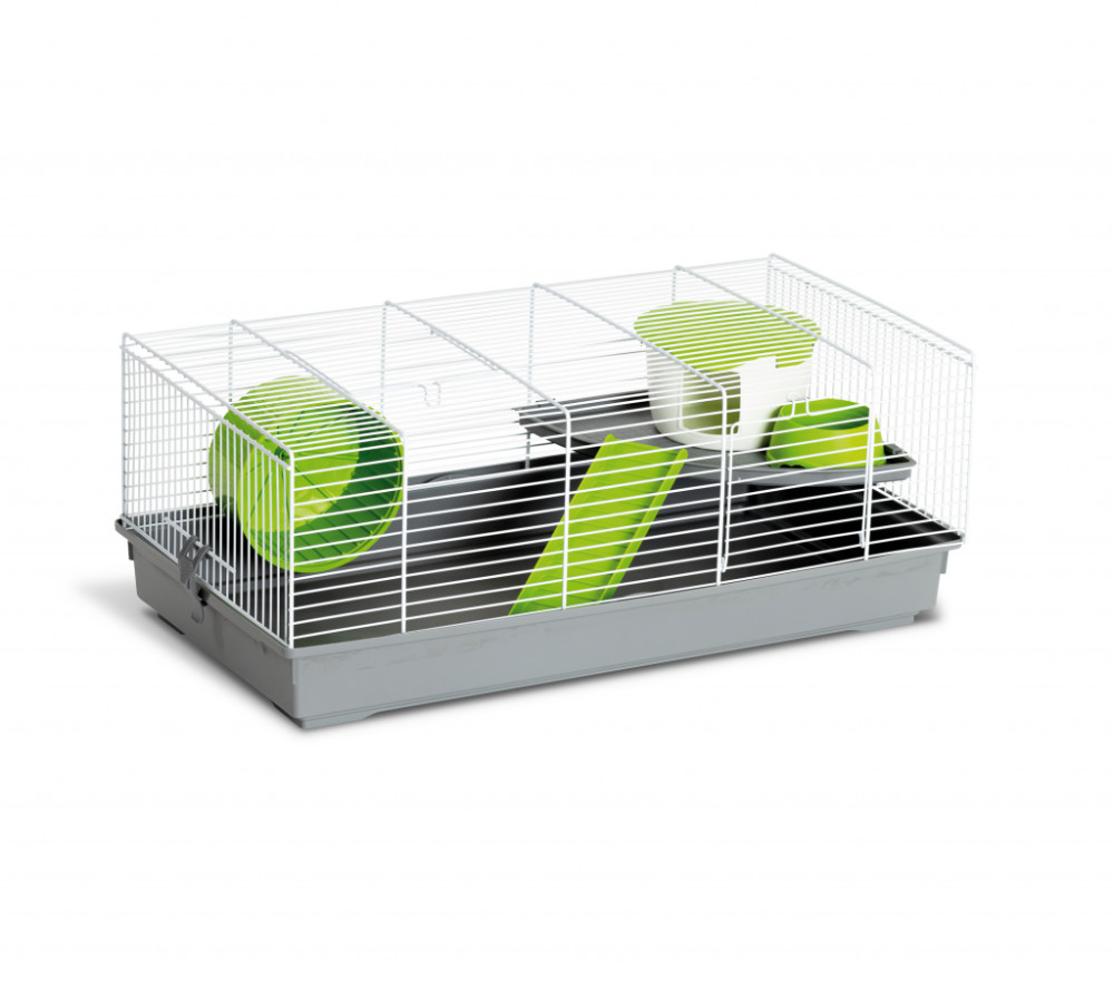Kisállat webáruház - Duffy Bianka | Rágcsáló ketrec | Bordó, lime 58x32x22 cm termékek