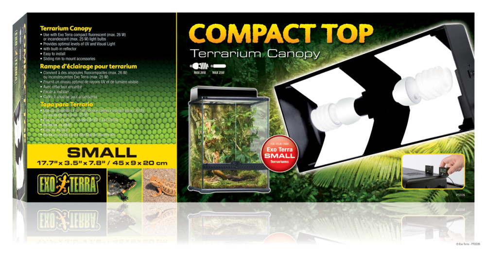 Kisállat webáruház - Exo Terra Compact Top | Lámpatest - Kicsi termékek