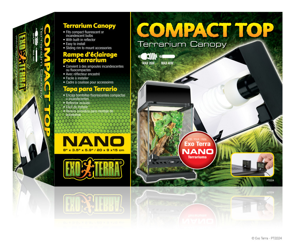 Kisállat webáruház - Exo Terra Compact Top | Lámpatest - Nano termékek