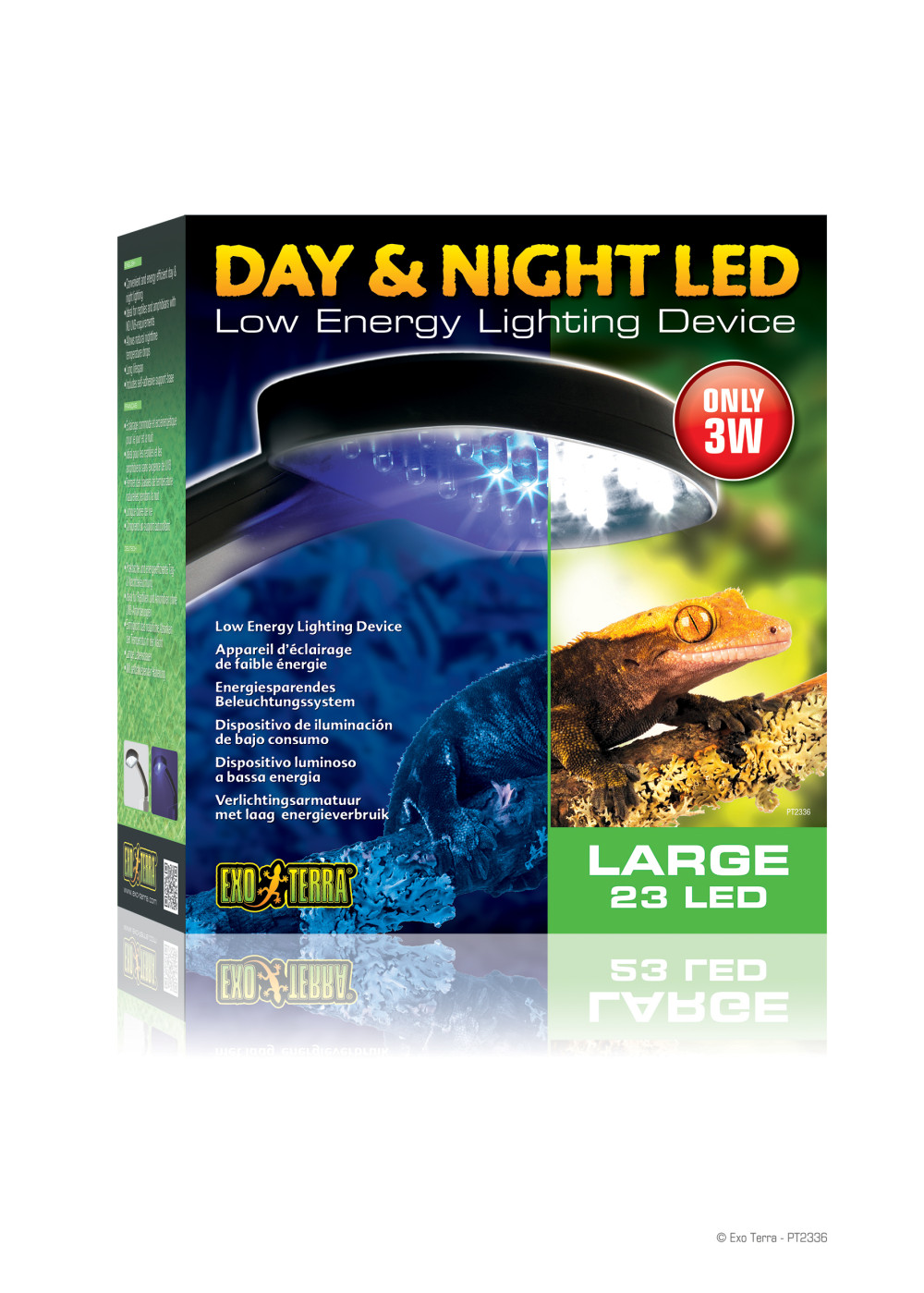 Kisállat webáruház - Exo Terra Day & Night LED Small | Nappali & éjjeli ledes lámpa - kicsi termékek