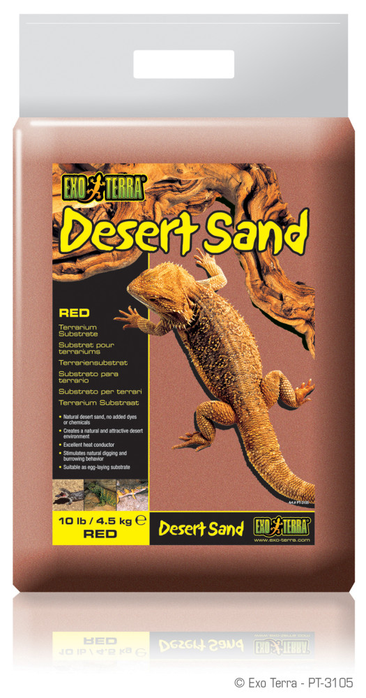 Kisállat webáruház - Exo Terra Desert sand - red | Sivatagi vörös homok - 4,5 kg termékek