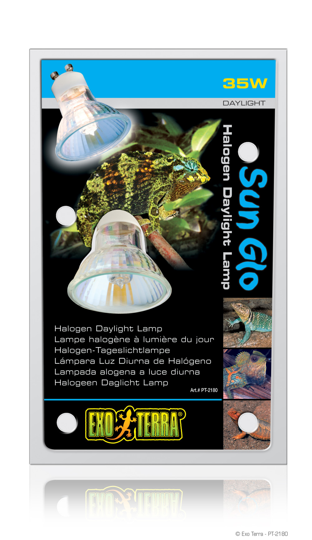 Kisállat webáruház - Exo Terra Halogen Sun Glo | Nappali melegítő izzó - 35 W termékek