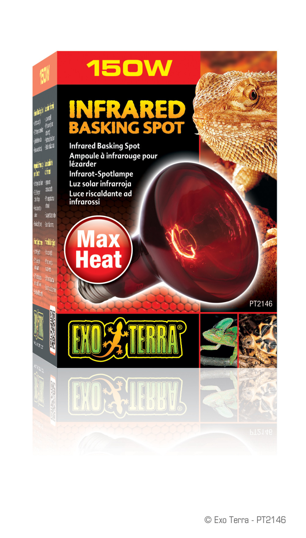 Kisállat webáruház - Exo Terra Infrared Basking Spot Lamp | Infravörös melegítő izzó - 150 W termékek