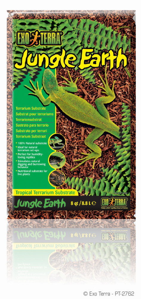 Kisállat webáruház - Exo Terra Jungle Earth |Természetes terrárium talaj - 8,8 liter termékek