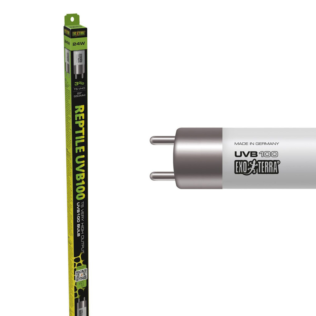 Kisállat webáruház - Exo-Terra | Reptile UVB100 linear 24W-T5 fénycső (trópusi terráriumok részére) - 55 cm termékek