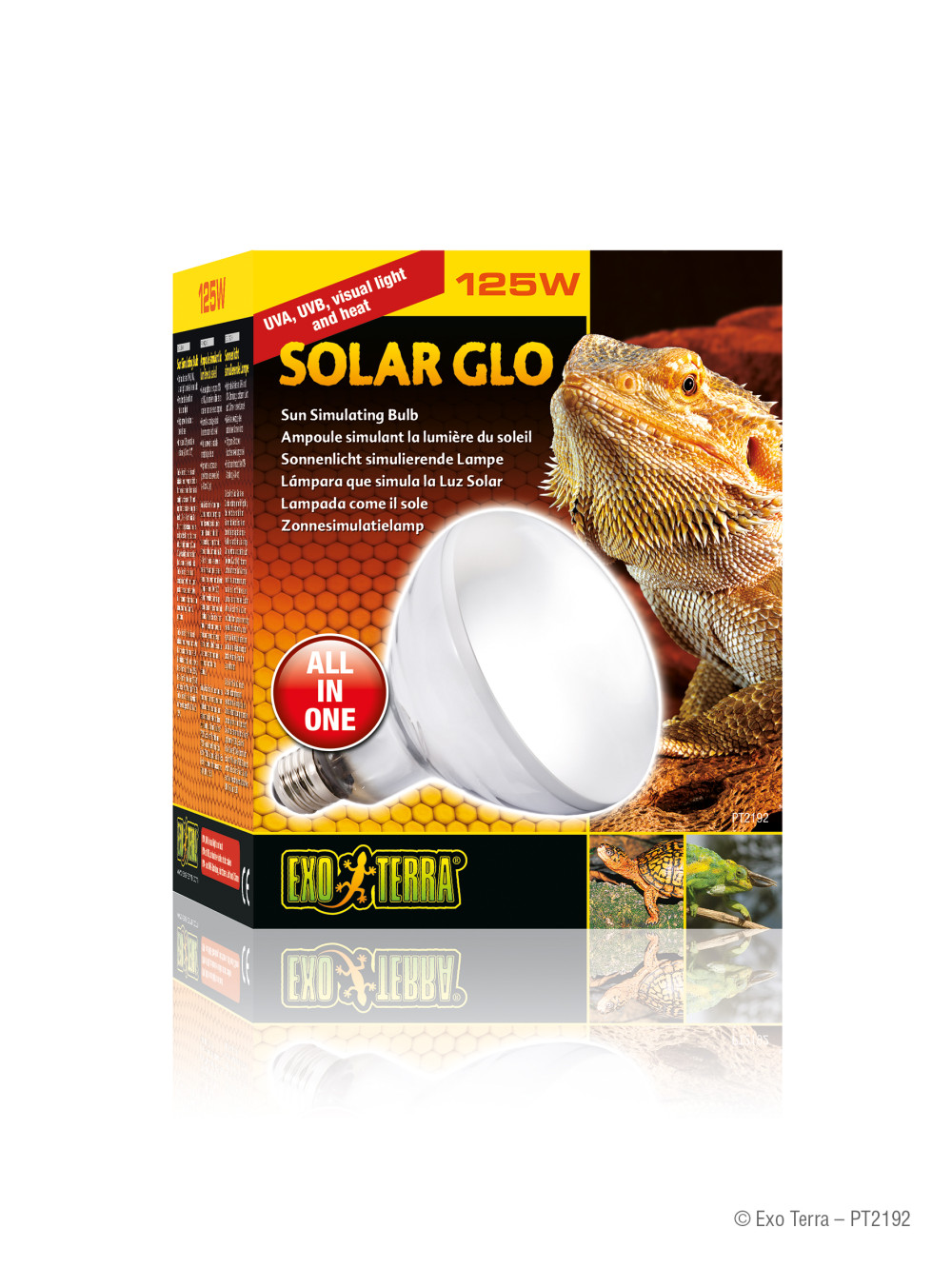 Kisállat webáruház - Exo Terra SOLAR GLO | All in one melegítő izzó - 125 W termékek