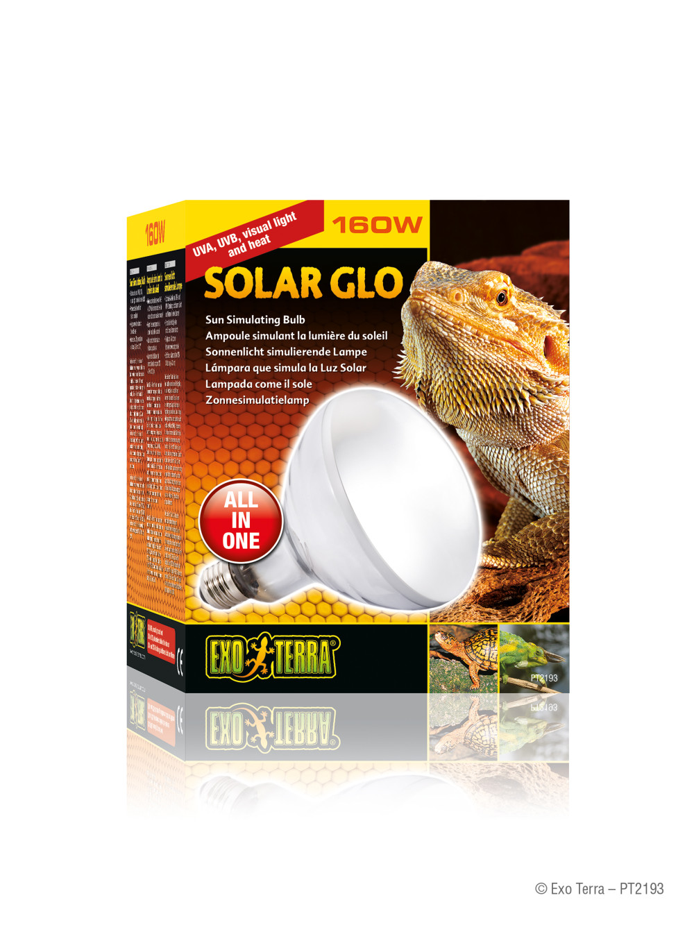 Kisállat webáruház - Exo Terra SOLAR GLO | All in one melegítő izzó - 160 W termékek