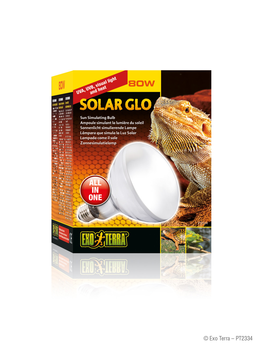 Kisállat webáruház - Exo Terra SOLAR GLO | All in one melegítő izzó - 80 W termékek
