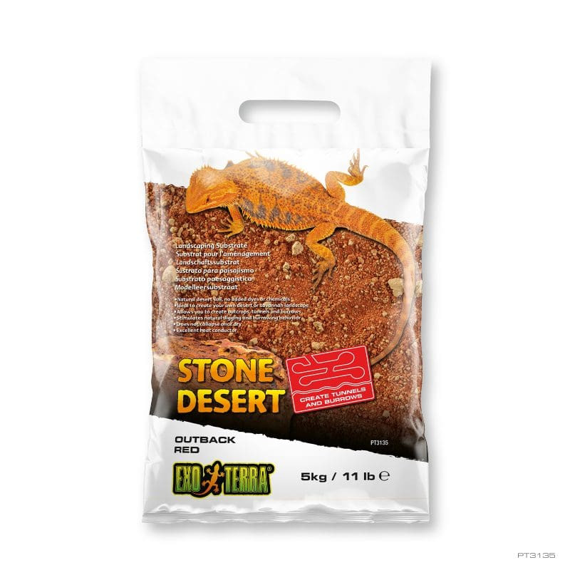 Kisállat webáruház - Exo Terra Stone Desert Outback Red | Törmelékes, formázható homok - 5 kg termékek