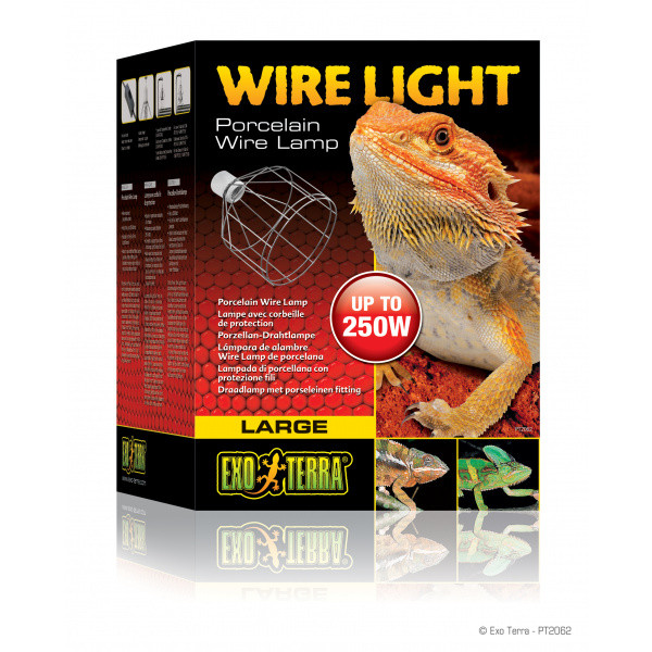 Kisállat webáruház - Exo Terra Wire Light | Dróthálós lámpabúra - 150 W termékek