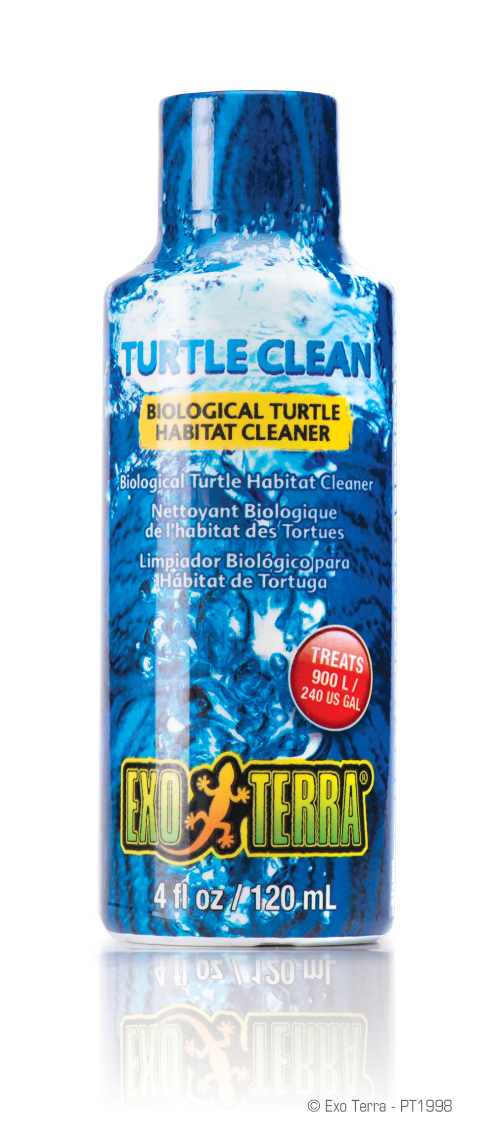 Kisállat webáruház - Exo terra Turtle Clean | Vízi teknős élőhely tisztító - 120 ml termékek