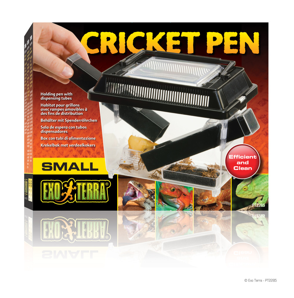 Kisállat webáruház - ExoTerra Cricket Pen | Eleségállat tartó adagoló csővel - S termékek