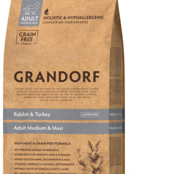 Kisállat webáruház - GRANDORF Rabbit and Potato Adult Medium and Maxi 10 Kg száraz kutyatáp termékek