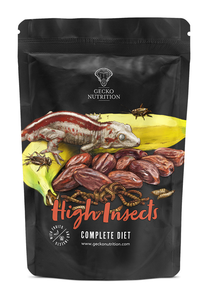 Kisállat webáruház - Gecko Nutrition | Banán és High Insects- 100 g termékek