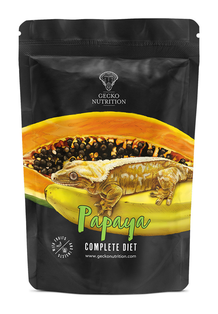 Kisállat webáruház - Gecko Nutrition | Banán és Papaya - 250 g termékek