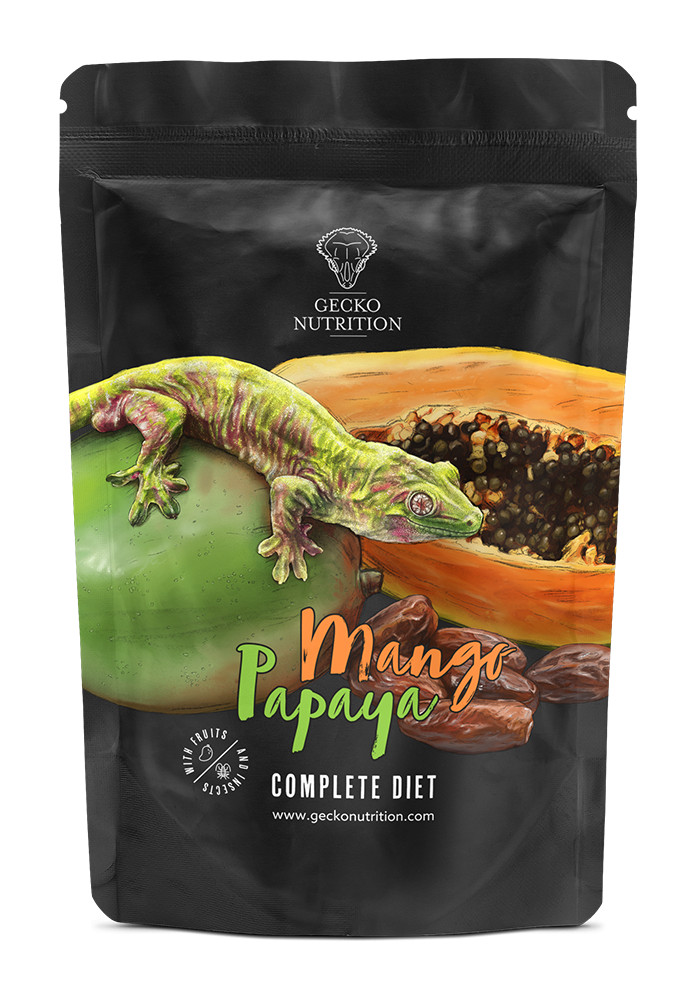 Kisállat webáruház - Gecko Nutrition | Mangó és Papaya gyümölcs íz - 250 g termékek