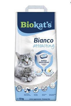 Kisállat webáruház - GimCat Biokats Bianco Attracting | Csomósodó macskaalom - 10 Kg termékek