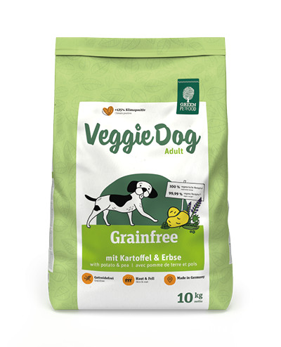 Kisállat webáruház - Green Petfood VeggieDog Grainfree | Gabonamentes, teljes értékű növényi száraztáp felnőtt kutyáknak – 10 kg termékek