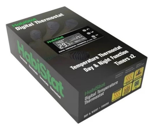 Kisállat webáruház - HabiStat | Digital Thermostat Timer | Digitális hőmérsékleti termosztát hüllők és kétéltűek számára – 600 W termékek