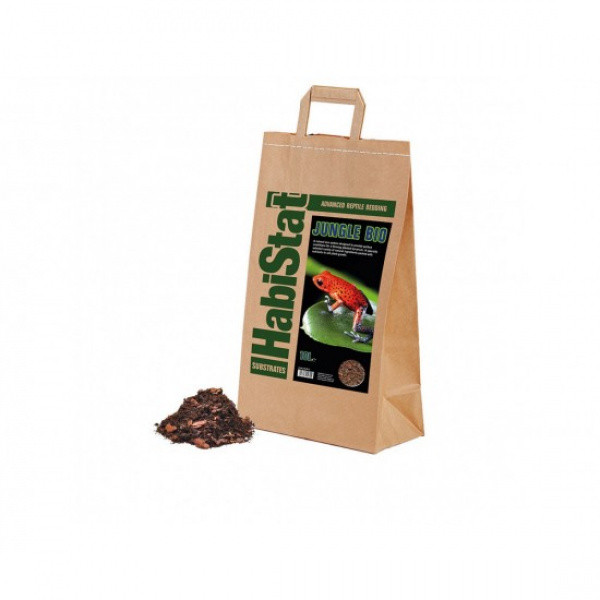 Kisállat webáruház - HabiStat | Jungle Bio Substrate | Bioaktív talajkeverék terráriumi hüllők és kétéltűek számára - 25 L termékek