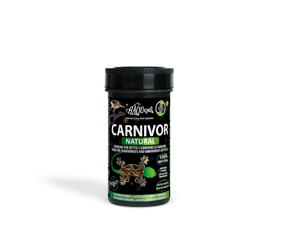 Kisállat webáruház - Haquoss | Carnivor Natural | Szárított lárva mix vitaminokkal - 1000 ml termékek