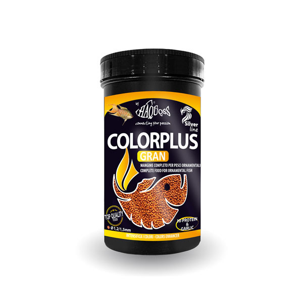 Kisállat webáruház - Haquoss | Colorplus Gran | Teljes értékű granulált táp édesvízi halaknak - 1000 ml termékek