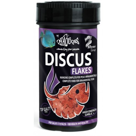 Kisállat webáruház - Haquoss | Discus Flakes | Teljes értékű lemezes diszkisz haltáp - 1000 ml termékek