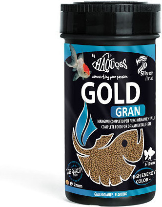 Kisállat webáruház - Haquoss | Gold Gran | Teljes értékű granulált aranyhal táp - 1000 ml termékek