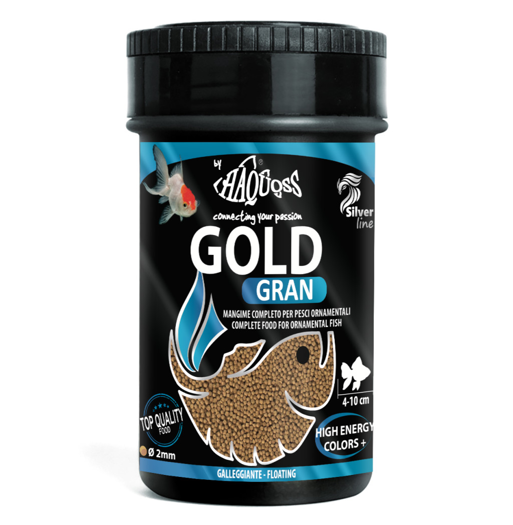 Kisállat webáruház - Haquoss | Gold Pearls | Teljes értékű granulált trópusi haltáp - 1000 ml termékek