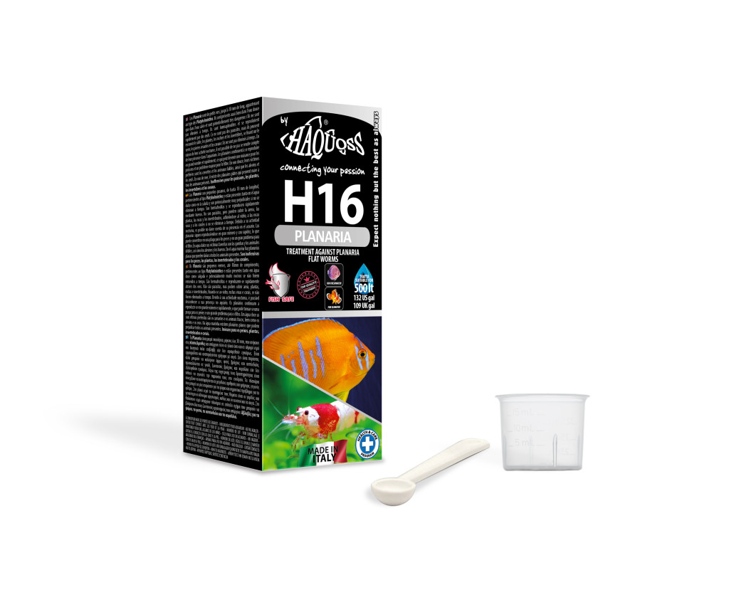 Kisállat webáruház - Haquoss | H16 Planaria Flat Worms | Planáriákat és más nem kívánt laposféreg eltávolító - 50 g termékek