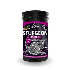 Kisállat webáruház - Haquoss | STURGEON PELLETS | – Teljes értékű süllyedő haltáp tokhalak és nagytestű tavi halak számára – 1000 ml / 600 g termékek