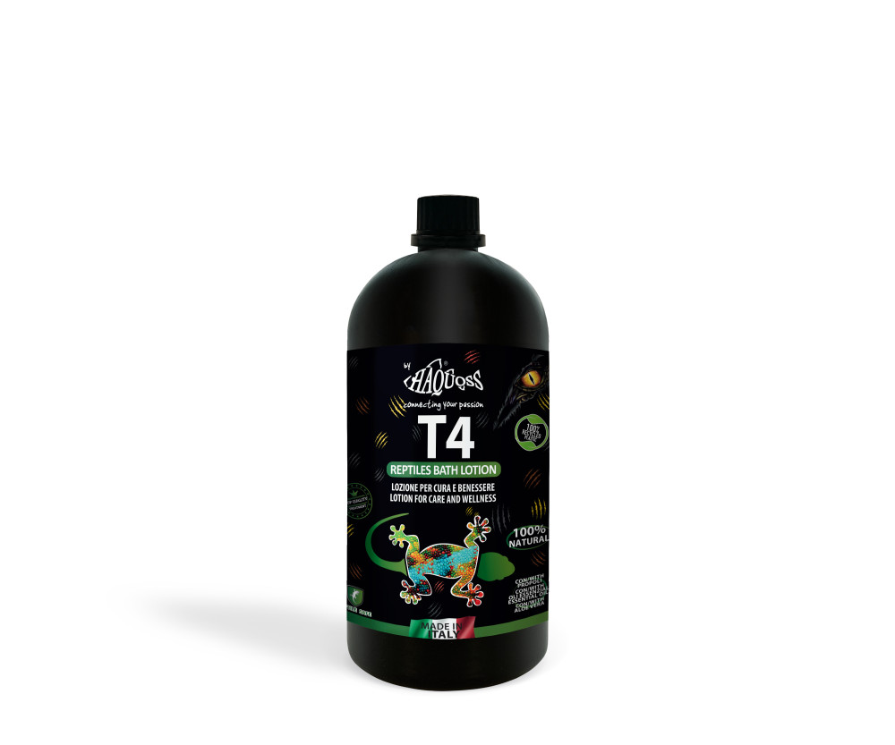 Kisállat webáruház - Haquoss | T4 Reptiles bath lotion | Fürdető oldat hüllőknek - 1000 ml termékek