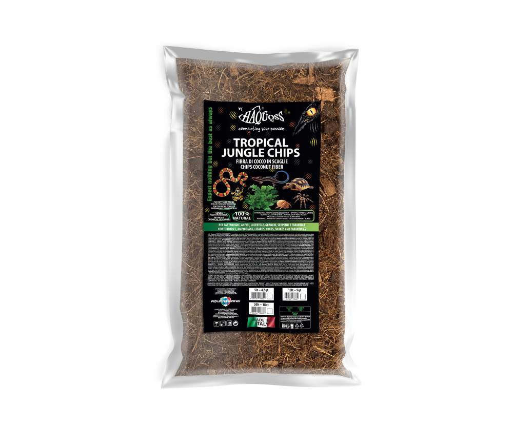 Kisállat webáruház - Haquoss | TROPICAL JUNGLE CHIPS| Kókuszrost talajkeverék, darabos - 20 L termékek