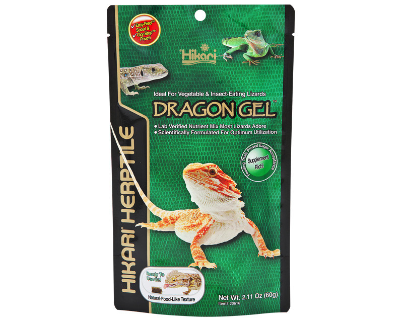 Kisállat webáruház - Hikari| Reptile DragonGel | Teljes értékű prémium gél táp - 60 g termékek