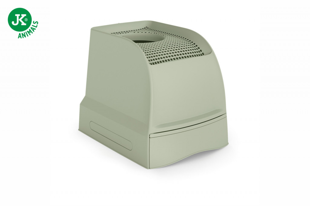 Kisállat webáruház - Imac | Frida macskatoalett felső bejárattal - 56×40×43 cm - világoszöld termékek