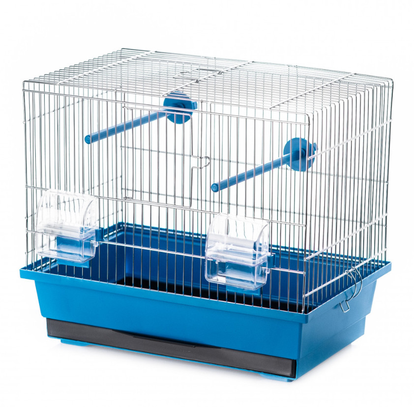 Kisállat webáruház - Inter-zoo Kanarek Zinc | Kalitka (kék) kanári jellegű madarak részére - 39x25x34 cm termékek