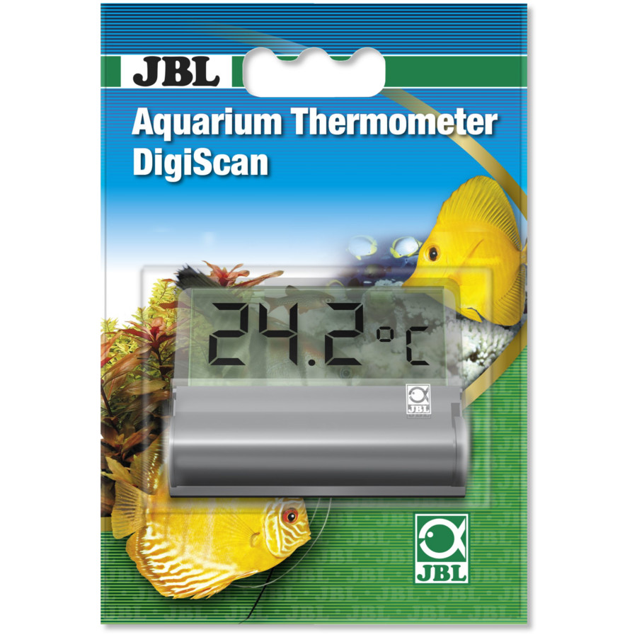 Kisállat webáruház - JBL Aquarium Thermometer DigiScan | Akváriumi hőmérő - 6,5 cm x 5,0 cm termékek