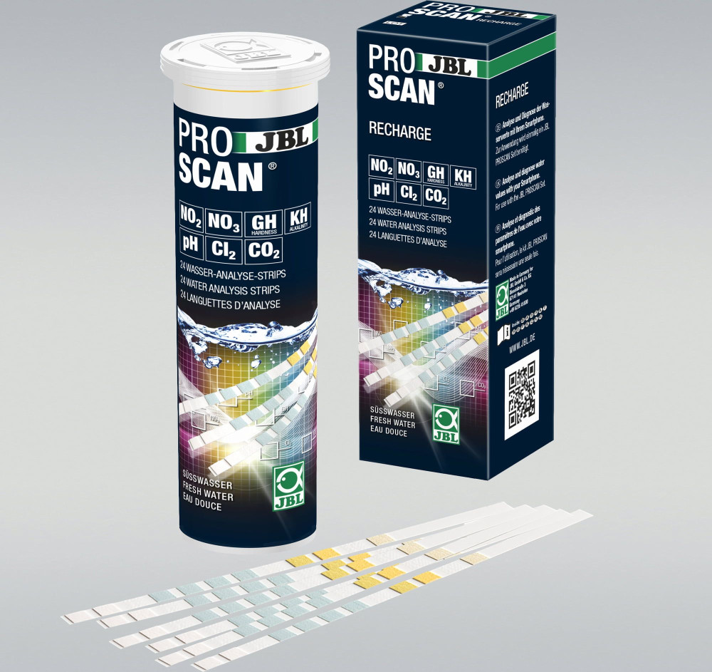 Kisállat webáruház - JBL PROSCAN RECHARGE | Elemző csíkok vízvizsgálathoz termékek