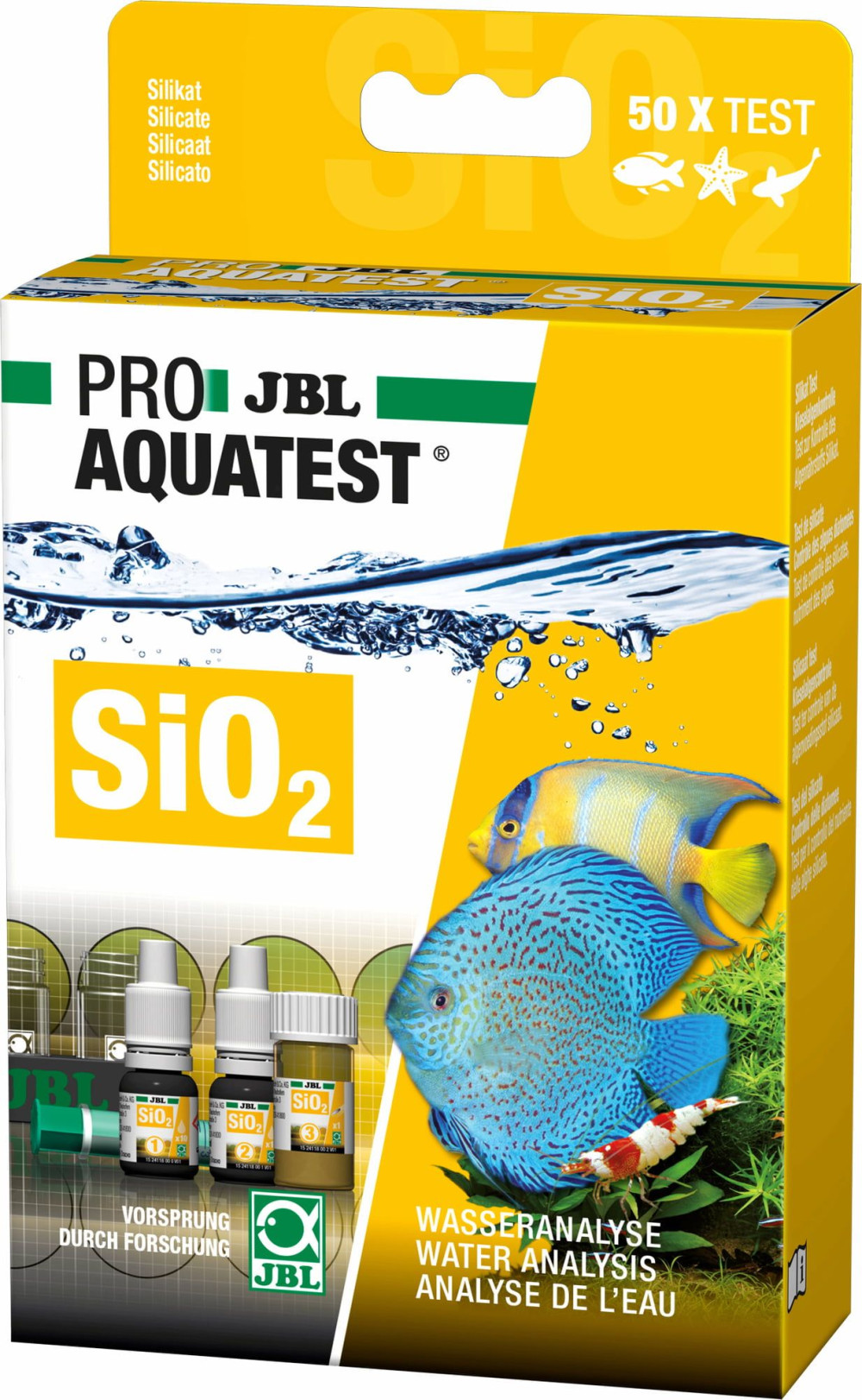 Kisállat webáruház - JBL ProAquaTest SiO2 Silikat | Gyorsteszt édesvízi és tengervizes akváriumok szilikáttartalmának meghatározására termékek