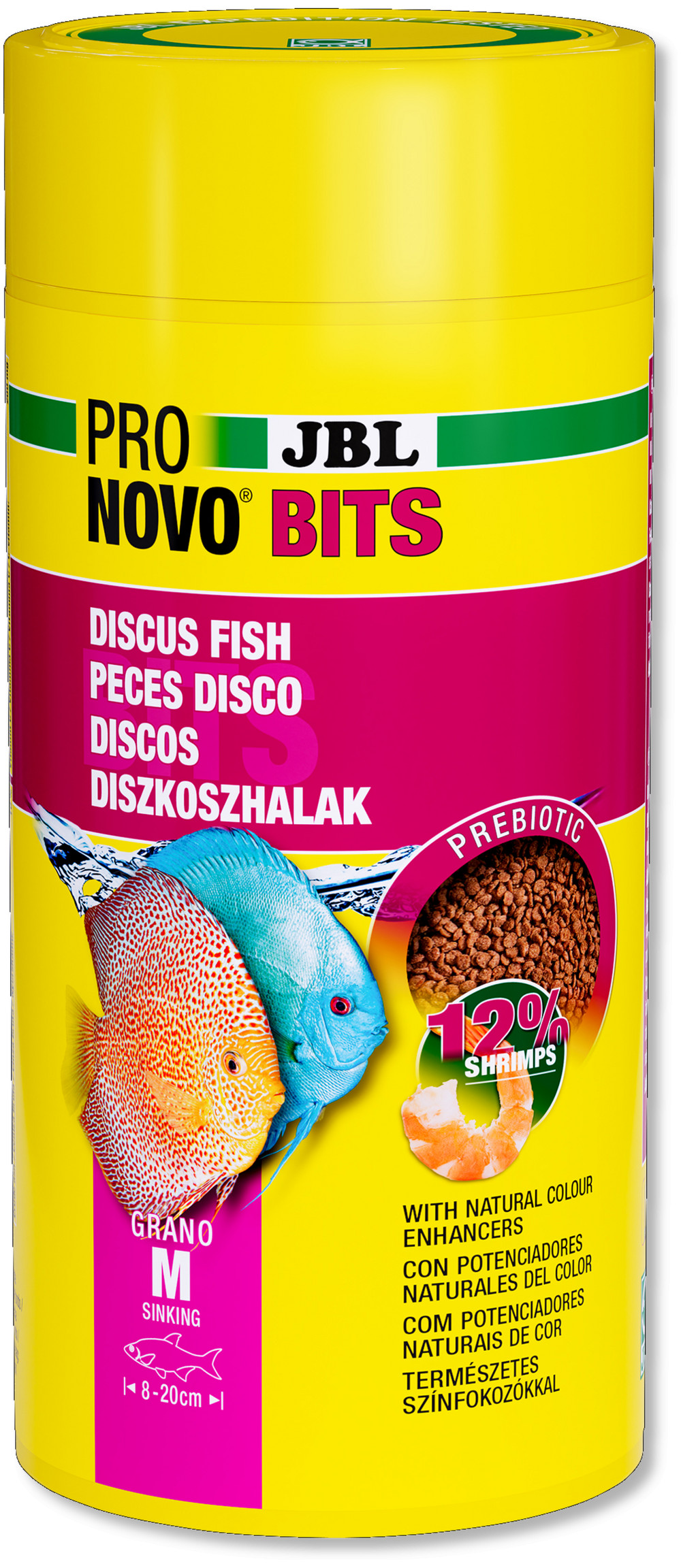 Kisállat webáruház - JBL | ProNovo | Bits | Grano M | Granulátum táplálék - 1000 ml/480 g termékek