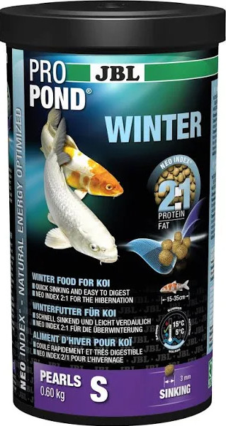 Kisállat webáruház - JBL ProPond Winter S | Granulált főtáplálék tavi halaknak - 1 L termékek