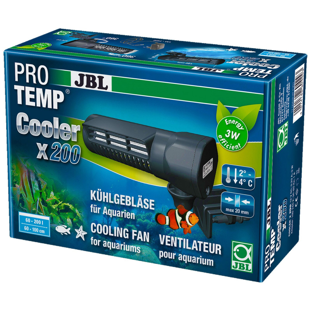 Kisállat webáruház - JBL | ProTemp cooler x300 Gen 2 | Hűtőventilátor édesvízi és sósvízi akváriumokhoz - 90-300 L termékek