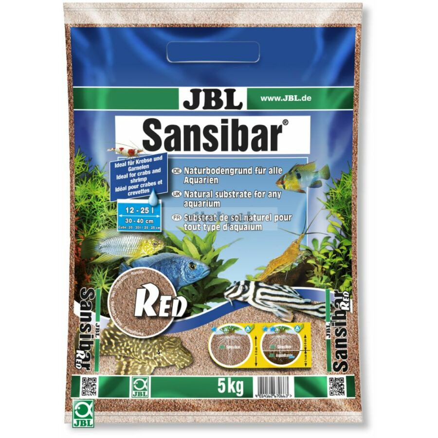 Kisállat webáruház - JBL Sansibar Red | Talaj (piros színű, finomszemcsés) édes- és sósvízi akváriumokhoz - 5 Kg termékek