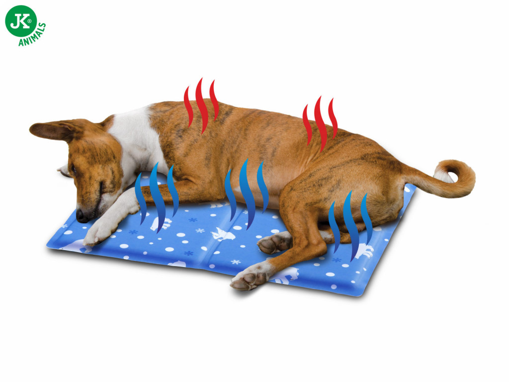 Kisállat webáruház - JK Hűsítő matrac | Önhűtő géllel töltött fekhely kutyáknak és macskáknak – 60 × 40 cm termékek